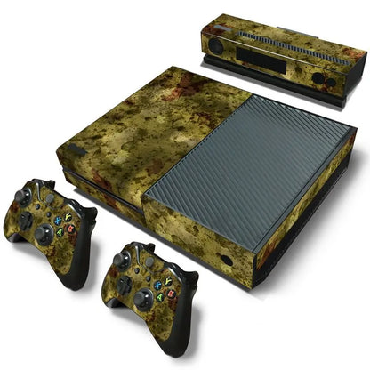 Camouflage Xbox One Console Decal Skin Stickers with Controller Decals