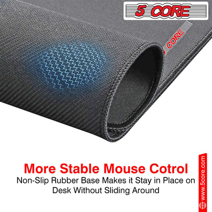 5 Core Gaming Mouse Pad 3x3 Desk Mouse Mat w Rubber Base Mousepad Pair